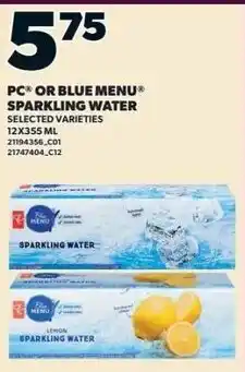 Zehrs Markets PC sparkling water offer