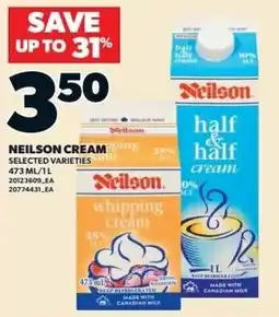 Zehrs Markets Neilson cream selected varieties offer
