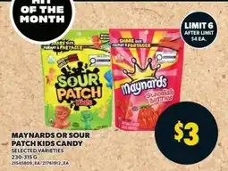 Zehrs Markets Maynards or Sour Patch Kids candy offer