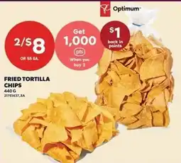 Zehrs Markets Optimum fried tortilla chips offer
