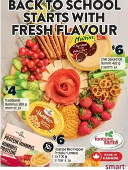 Zehrs Markets Fontaine Santé Hummus offer