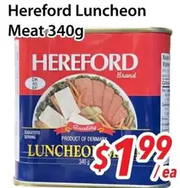Bestco Food Mart Hereford luncheon meat offer