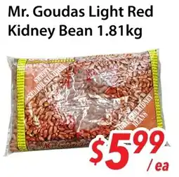 Bestco Food Mart Mr Goudas Light Red Kidney Bean offer