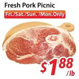 Bestco Food Mart Fresh Pork Picnic offer