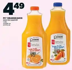 Zehrs Markets PC orange juice offer