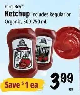 Farm Boy Farm Boy Ketchup offer