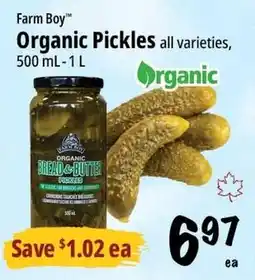 Farm Boy Farm Boy Organic Pickles offer