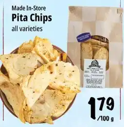Farm Boy Pita Chips all varieties offer