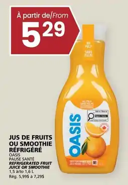 Rachelle-Bery Grocery Oasis refrigerated fruit juice or smoothie offer