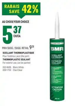 BMR BMR thermoplastic sealant offer
