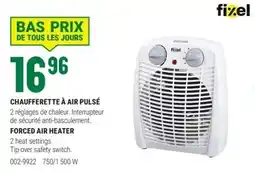 BMR fixel forced air heater offer