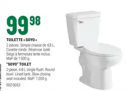 BMR Soyo toilet offer