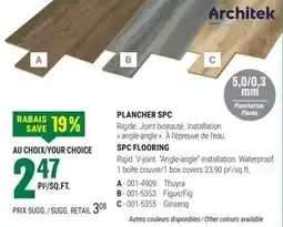 BMR Architek SPC Flooring offer
