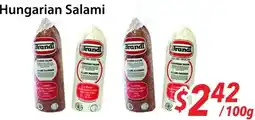 Bestco Food Mart Brandl Hungarian Salami offer