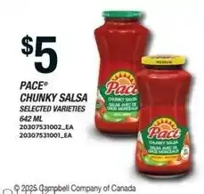 Zehrs Markets Pace chunky salsa selected varieties offer