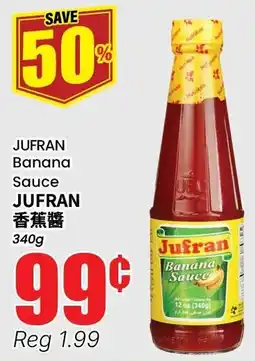 Btrust Supermarket Juf ran banana sauce offer