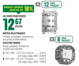 BMR Electric Boxes offer