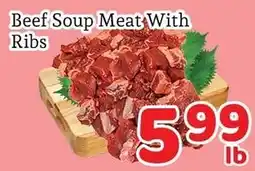 Fresh Value Beef Soup Meat With Ribs offer