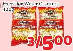 Fresh Value Excelsior water crackers offer