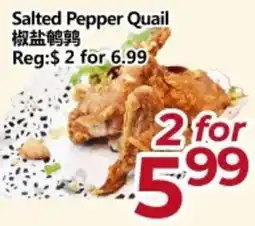 Asian Food Centre Salted Pepper Quail offer