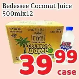 Fresh Value Bedessee coconut juice offer