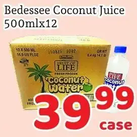 Bedessee coconut juice