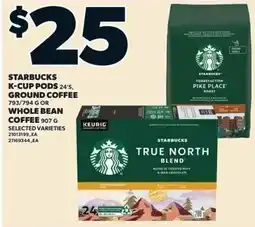 Zehrs Markets Starbucks k-cup pods 24's offer