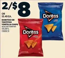 Zehrs Markets Doritos or Tostitos tortilla chips offer