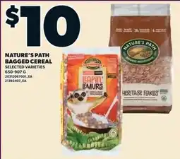 Zehrs Markets Nature's Path bagged cereal offer