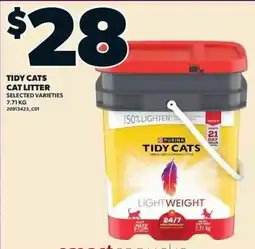 Zehrs Markets Tidy Cats cat litter offer