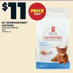 Zehrs Markets PC nutrition first cat food selected varieties offer
