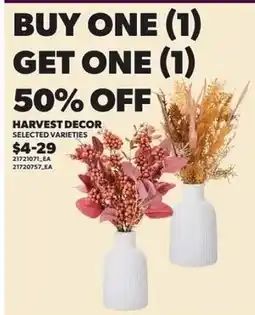 Zehrs Markets Harvest Decor offer