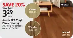 Home Hardware Avenir SPC Vinyl Plank Flooring offer