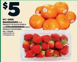 Zehrs Markets PC mandarins or strawberries offer