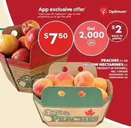 Zehrs Markets Ontario peaches offer