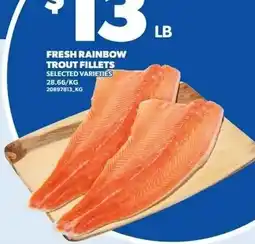 Zehrs Markets Fresh rainbow trout fillets offer