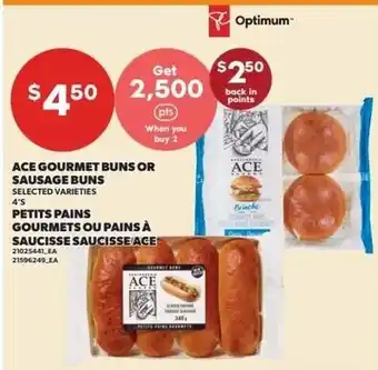 Ace gourmet buns or sausage buns