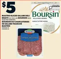Loblaws Mastro sliced salami deli meats offer