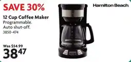Home Hardware Hamilton Beach 12 Cup Coffee Maker offer