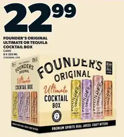 Zehrs Markets Founder's original ultimate cocktail box offer