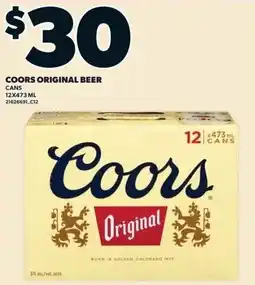 Zehrs Markets Coors original beer offer