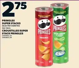 Loblaws Pringles super stacks selected varieties offer