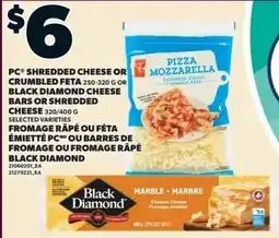 Loblaws Black Diamond cheese offer