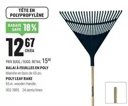 BMR Poly Leaf Rake offer