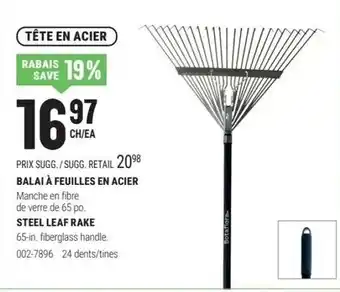 Bosch steel leaf rake