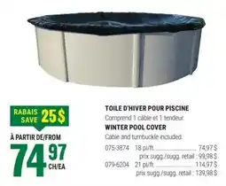 BMR Winter Pool Cover offer