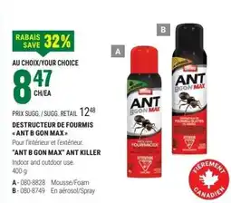 BMR Ant B Gon Max offer