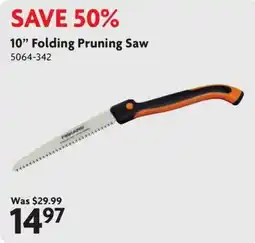Home Hardware Fiskars 10" Folding Pruning Saw offer