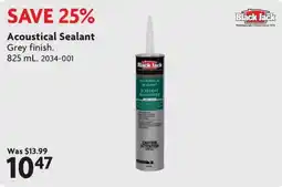 Home Hardware Black Jack Acoustical Sealant offer