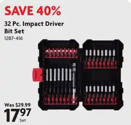 Home Hardware 32 Pc. Impact Driver Bit Set offer